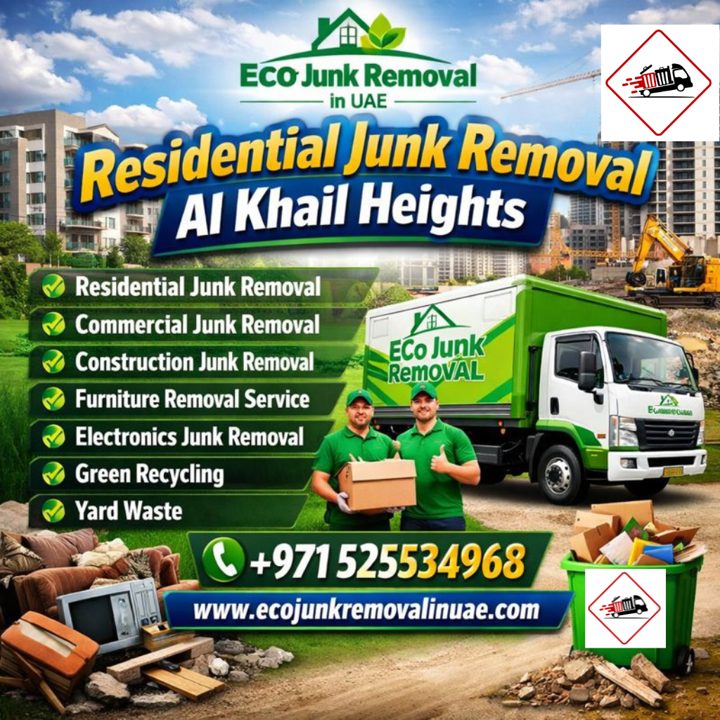 Residential Junk Removal Al Khail Heights| +971525534968 residential junk removal al khail heights