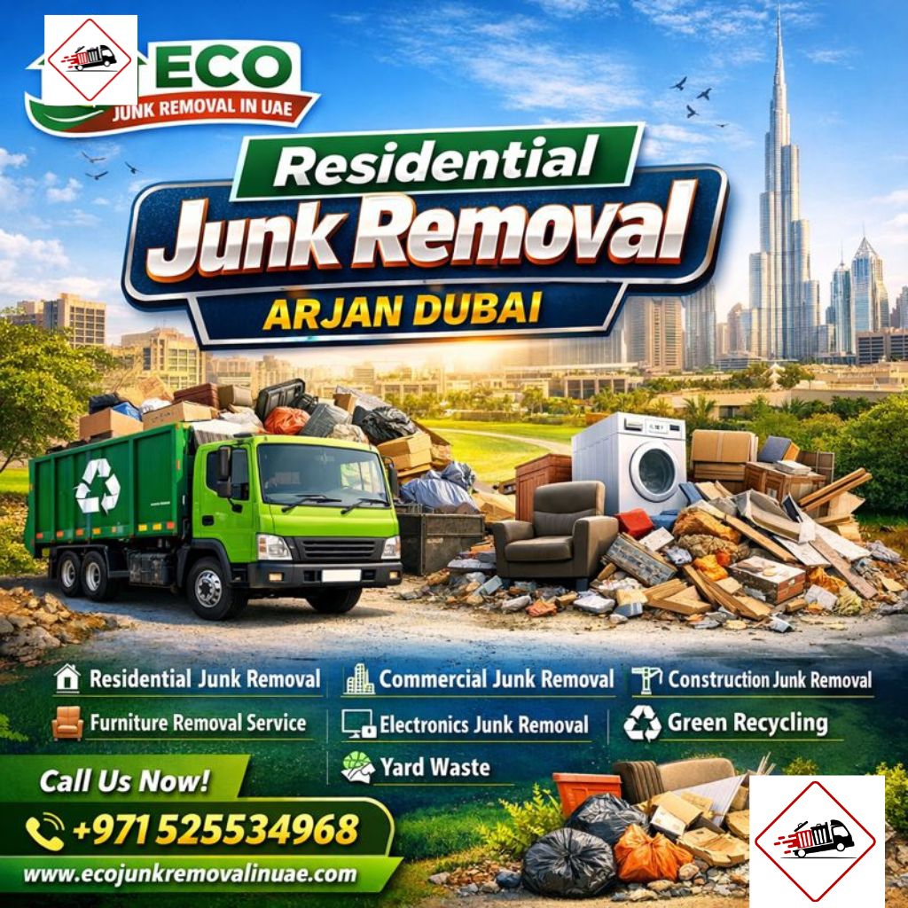 Residential Junk Removal Arjan Dubai | +971525534968 residential junk removal arjan dubai