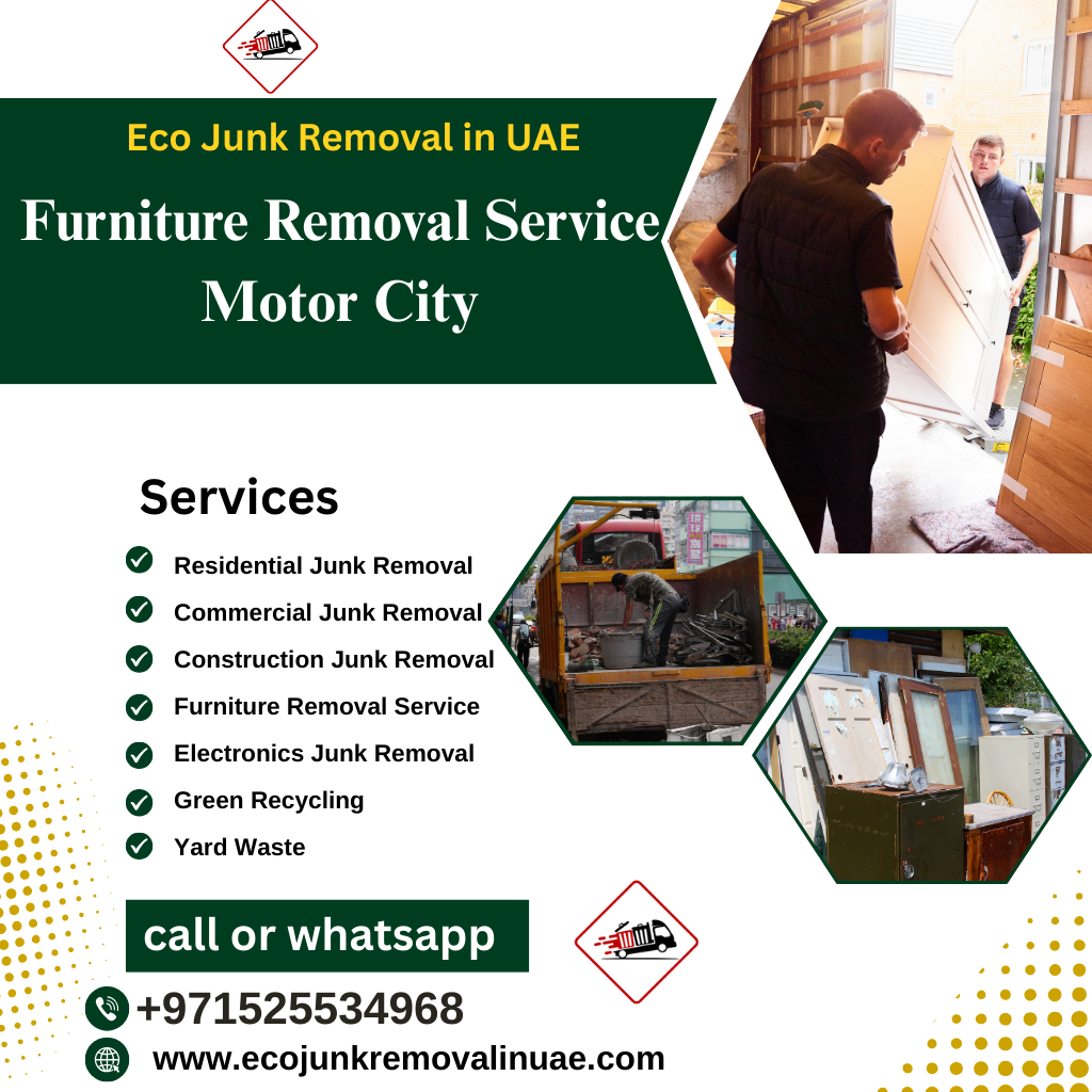 Furniture Removal Service Motor City | +971525534968 furniture removal service motor city