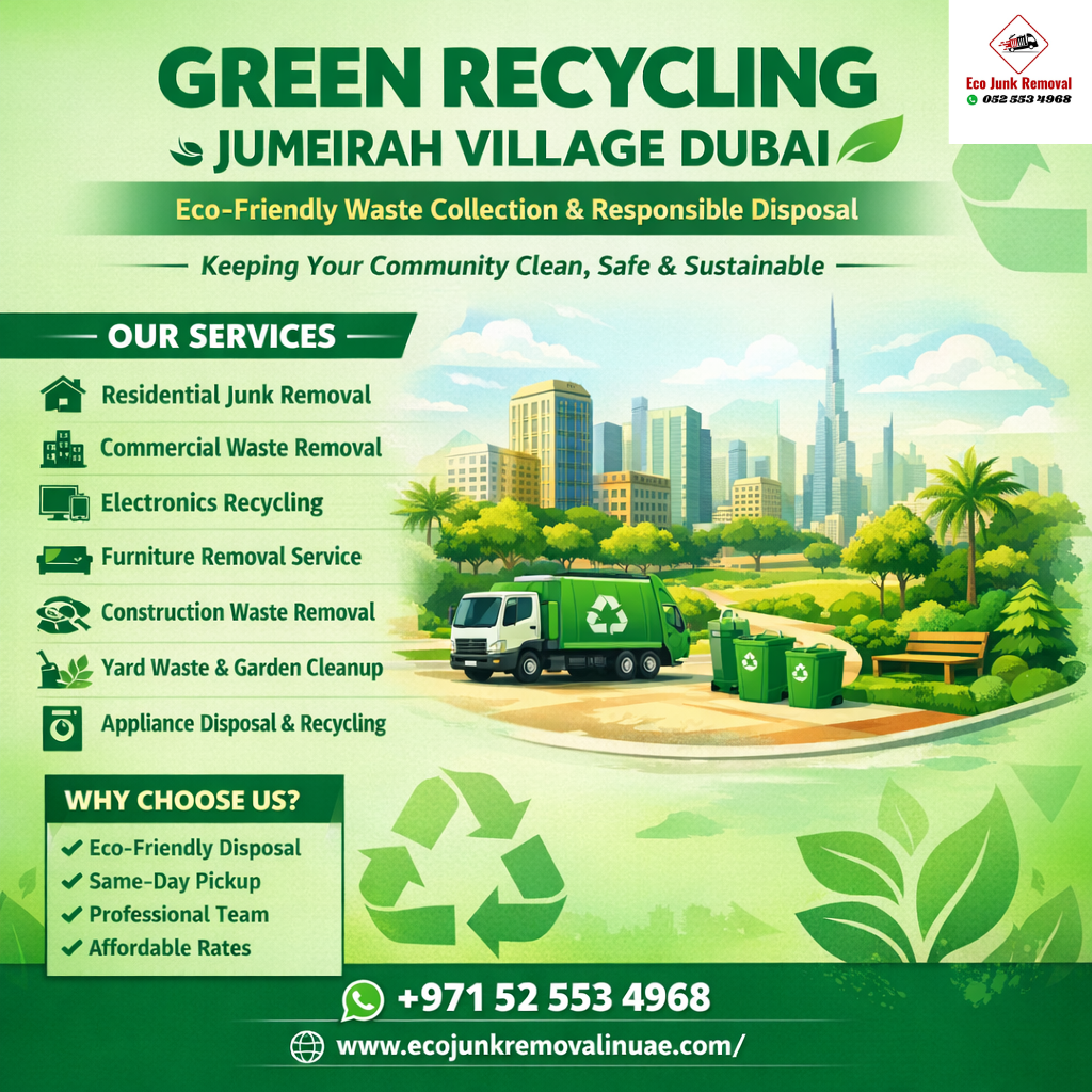 Green Recycling Jumeirah Village Dubai green recycling jumeirah village dubai