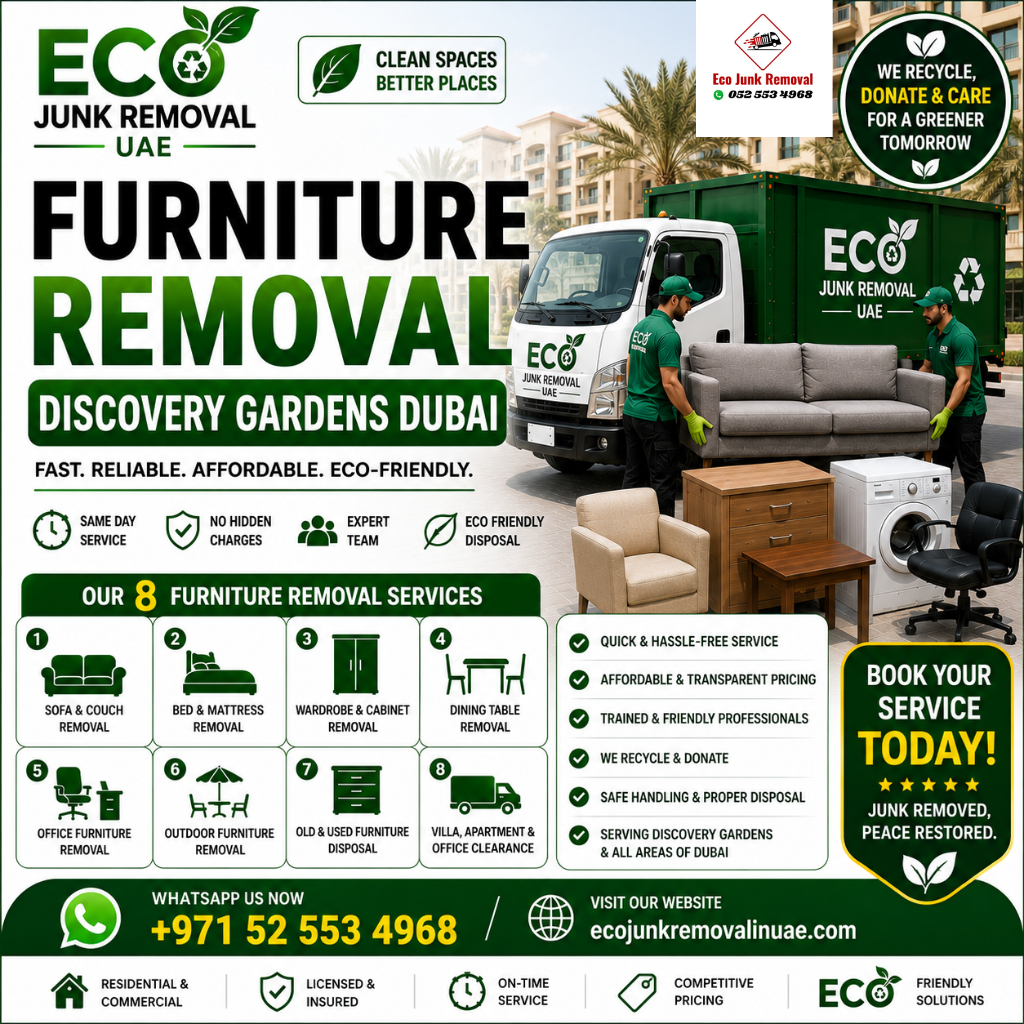 furniture removal discovery gardens dubai