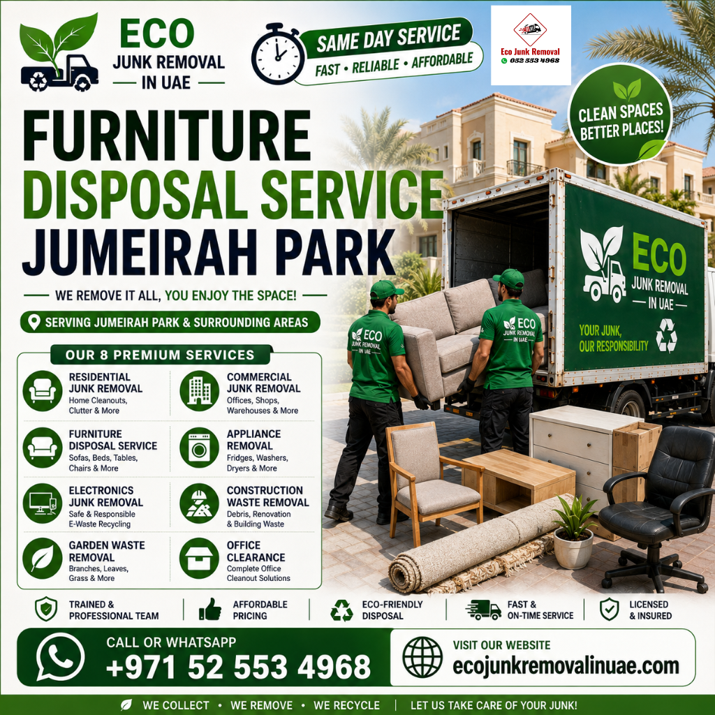 furniture disposal service jumeirah park