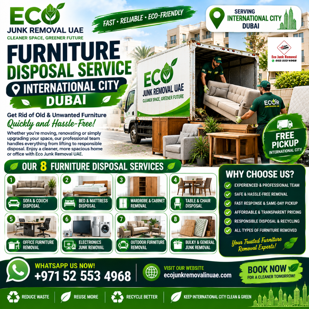 Furniture Disposal Service International City Dubai furniture disposal service international city dubai