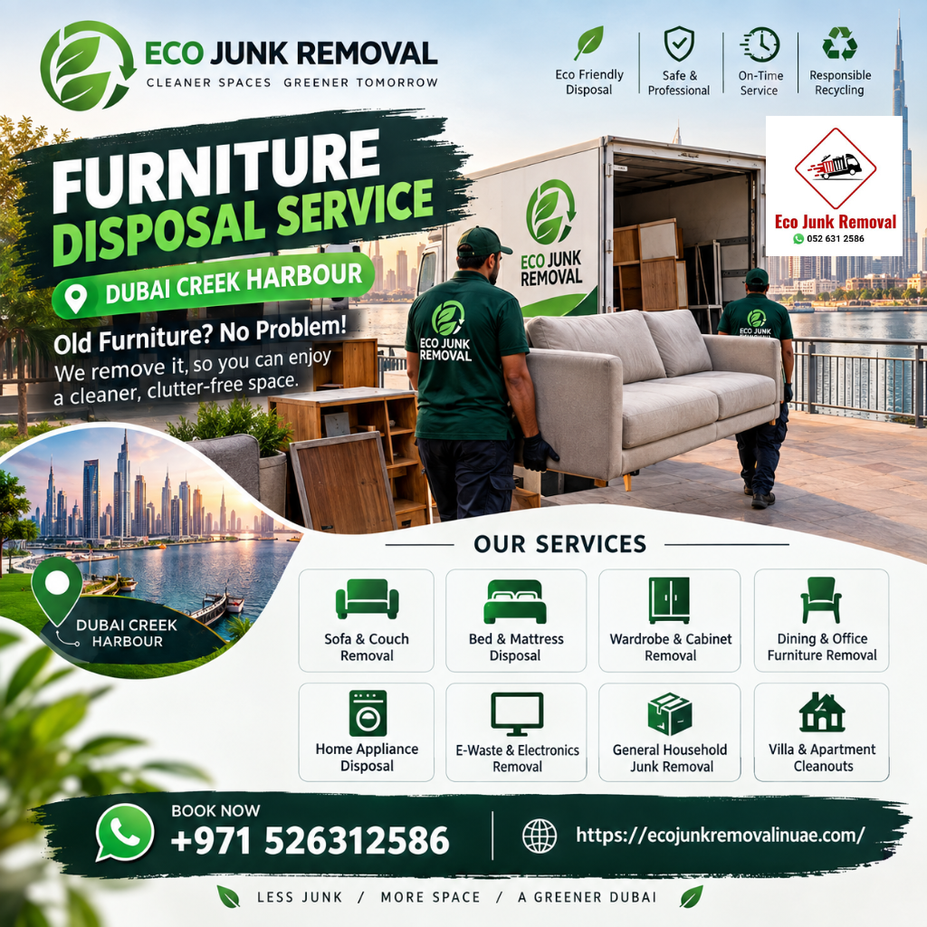  furniture disposal service dubai creek harbour