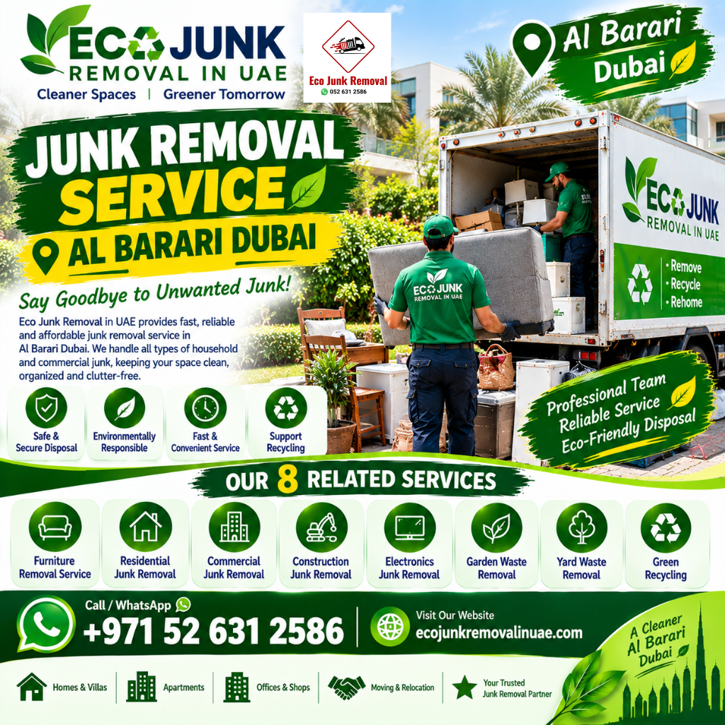 Junk Removal Service Al Barari Dubai