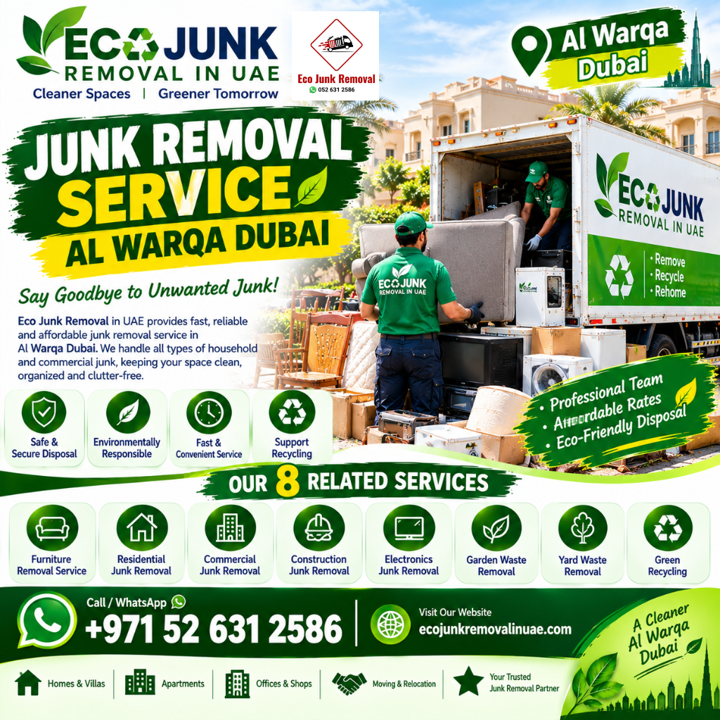 Junk Removal Service Al Warqa Dubai