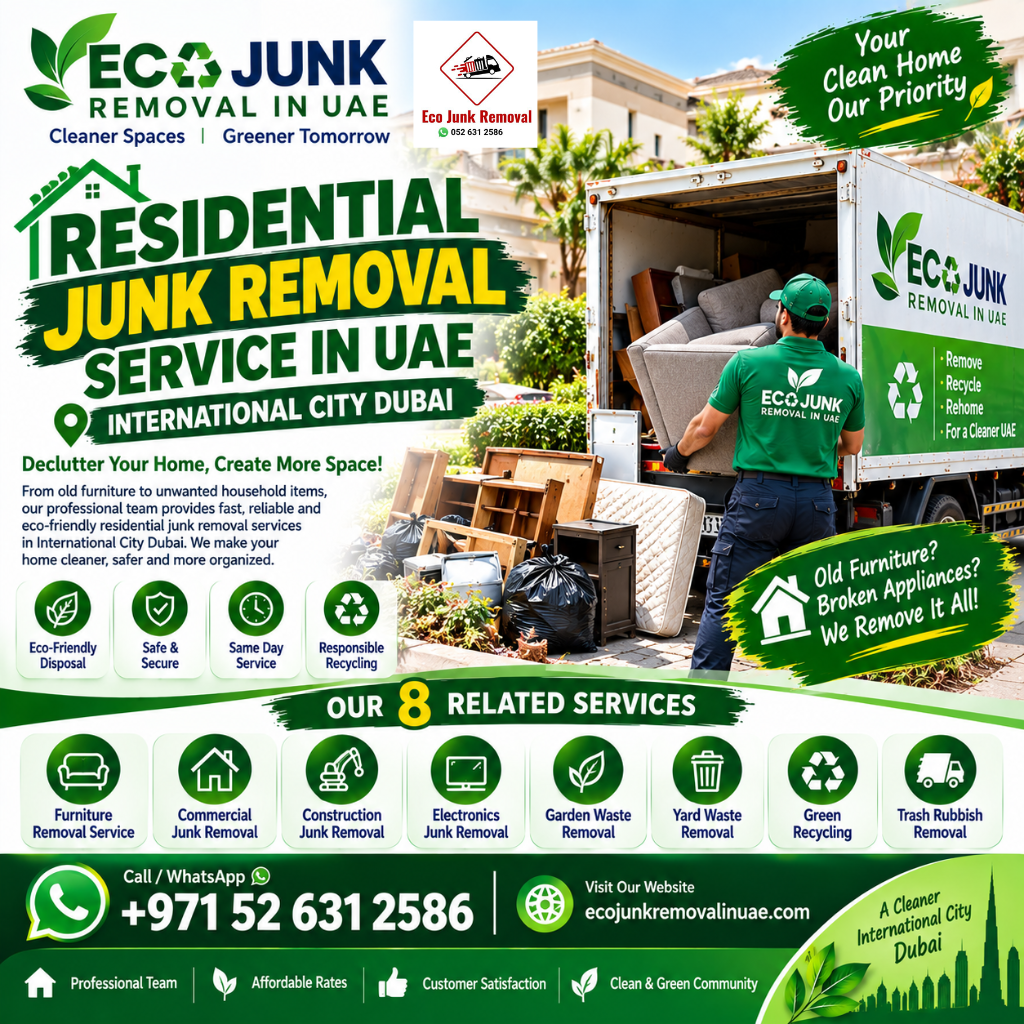 Residential Junk Removal Service in UAE