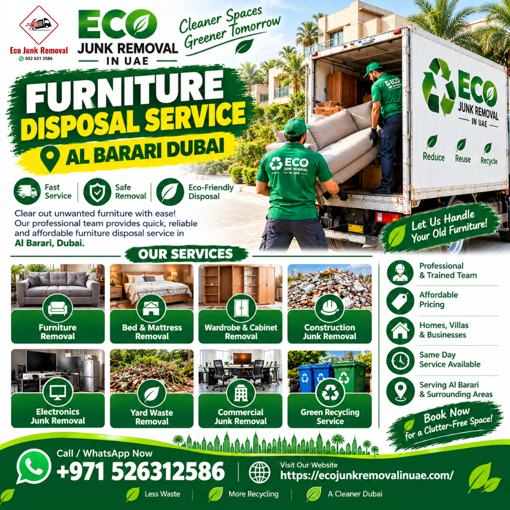 Furniture Disposal Service Al Barari Dubai