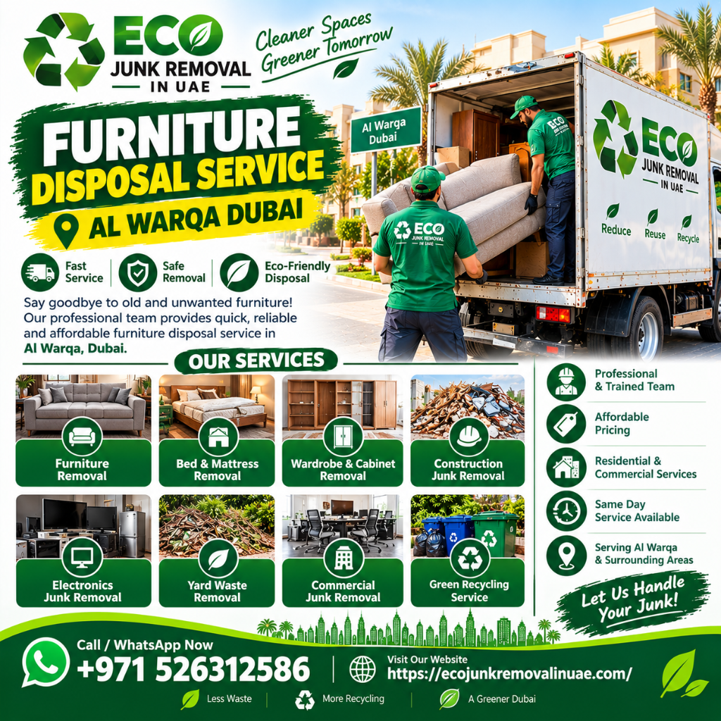 Furniture Disposal Service Al Warqa Dubai