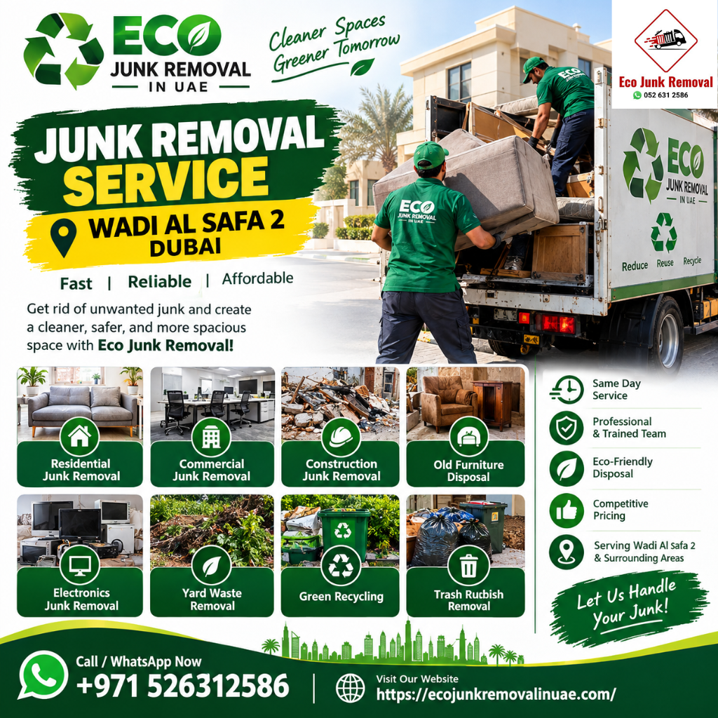 Junk Removal Service Wadi Al Safa 2 Dubai