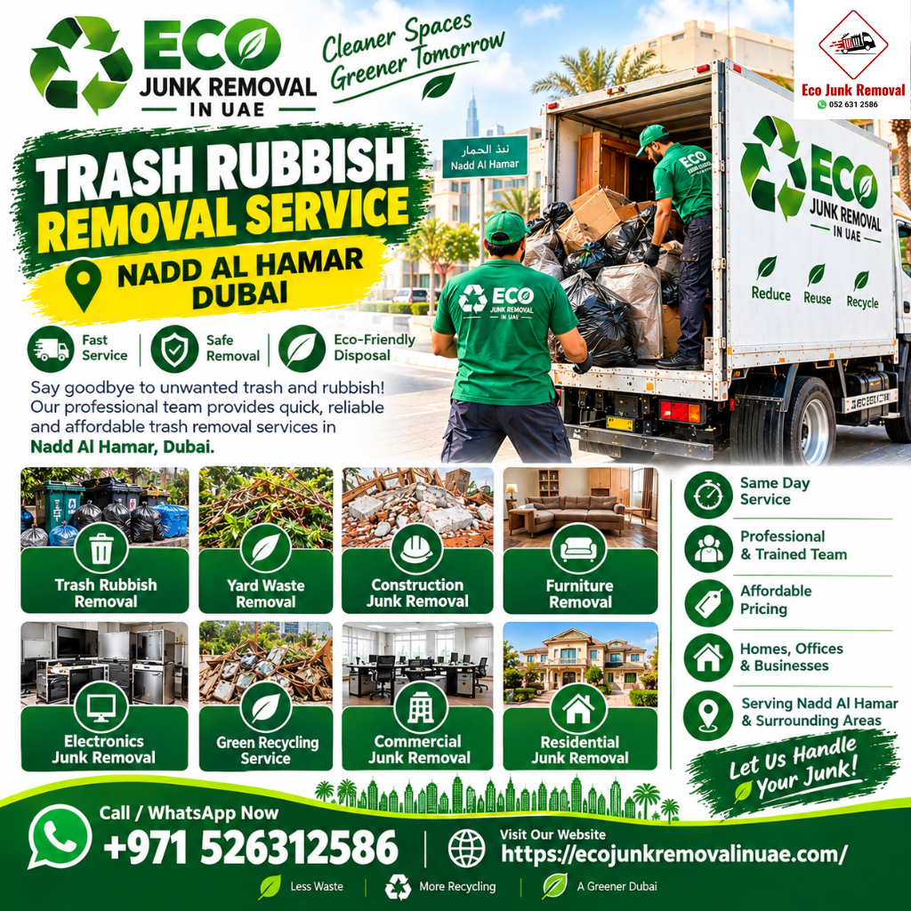 Trash Rubbish Removal Service Nadd Al Hamar Dubai